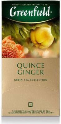 Зеленый чай в пакетиках Quince Ginger, 25 шт – фото 17