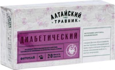 Фиточай диабетический ф/п 1,5г №20 Алтайский Травник