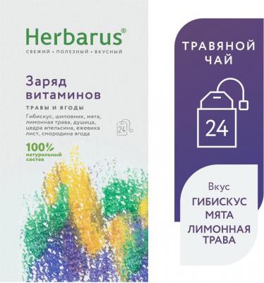 Чай Заряд витаминов травяной 24 пакетика – фото 13