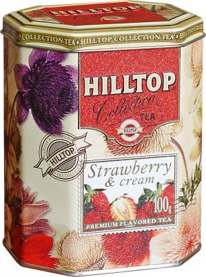 Чай черный Земляника со сливками 100г (упаковка 3 шт.)