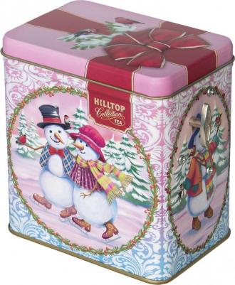 Чай листовой "Шкатулка Музыкальный зимний подарок Королевское золото Снеговики", черный, 100 г – фото 9