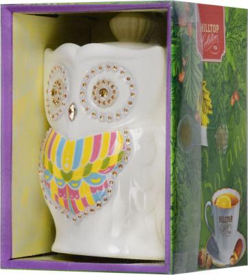 Черный лист черный листовой чай, 50 г (керамическая чайница "Сова") – фото 3