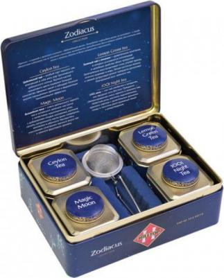 "Зодиак" набор зеленого и черного листового чая в шкатулке, 200 г – фото 3