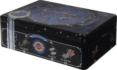 "Зодиак" набор зеленого и черного листового чая в шкатулке, 200 г