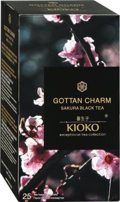 Чай Gottan Charm черный с ароматом японской сакуры 25 пакетиков – фото 1