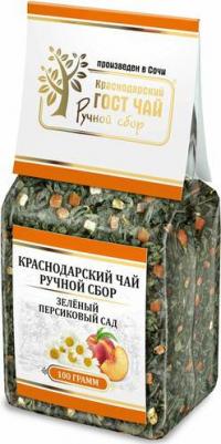 Чай зеленый байховый Персиковый сад, 100 г