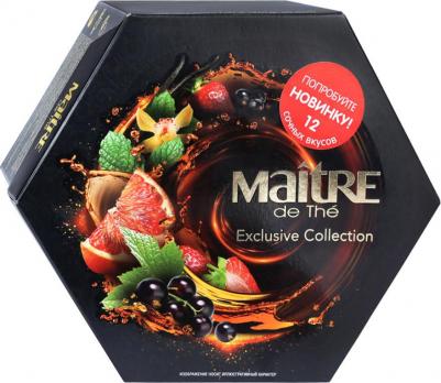 Чай "de The Exclusive Collection", набор, 12 видов, 60 пакетиков в конвертах по 2 г, бак301 – фото 17