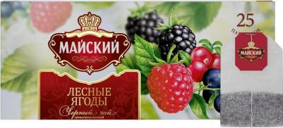 Чай черный "Лесные ягоды", 25 пакетиков – фото 8