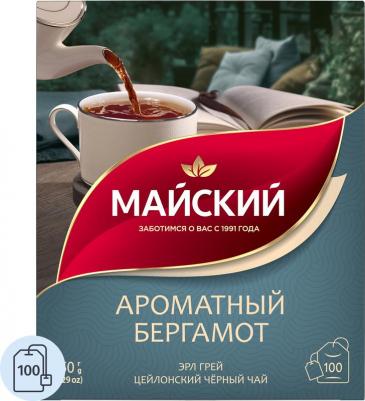 Чай черный пакетированный Ароматный Бергамот, 100 пак – фото 3