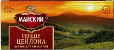 Чай черный Сердце Цейлона, 25х2 г – фото 5