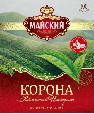 Чай Корона Российской Империи черный 100 пакетиков – фото 15