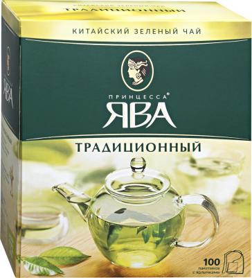 Чай, зеленый, 100 пакетиков с ярлычками по 2 г, 0880-18 – фото 10