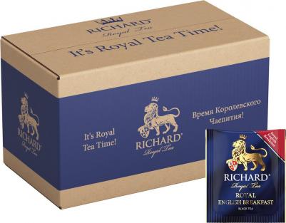 Чай черный "Royal English Breakfast", листовой, 200 сашетов