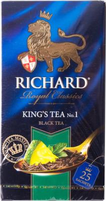 Чай King's Tea №1 черный 25 пакетиков – фото 6