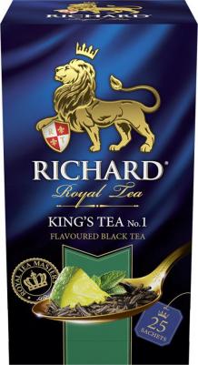 Чай King's Tea №1 черный 25 пакетиков – фото 11