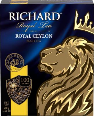 Чай Royal Ceylon черный 100 пакетиков – фото 2