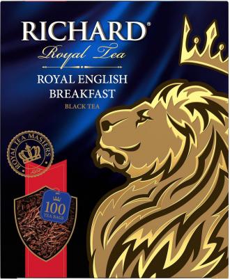 Чай Royal English Breakfast черный 100 пакетиков – фото 2