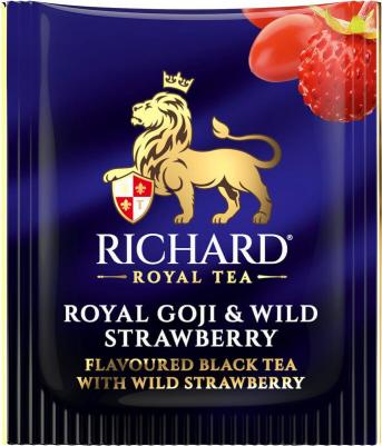 Чай Royal Goji & Wild Strawberry,черный,ароматизированный, 25шт/уп – фото 19