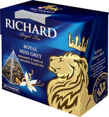 Чай Royal Miss Grey Королевский Мисс Грей черный с бергамотом 20 пакетиков – фото 5