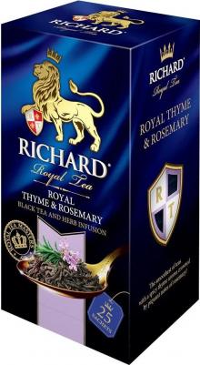 Чай Royal Thyme & Rosemary черный 25 пакетиков – фото 7