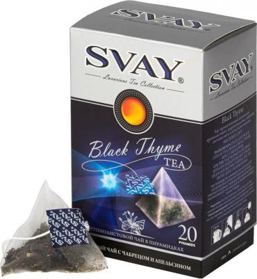 Чай Black Thyme черный с чабрецом 20 пакетиков – фото 8