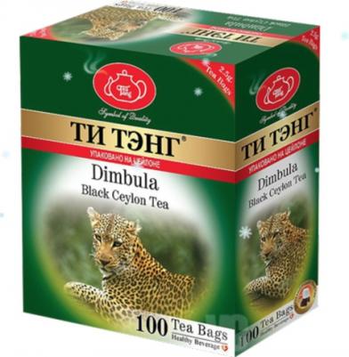Чай черный в пакетиках для чашки Dimbula 100*2.5 г