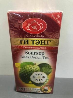 Чай черный в пакетиках для чашки Soursop 20*2 г – фото 1