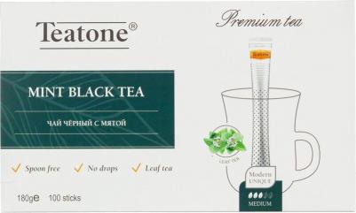 Чай черный с мятой 100 стиков