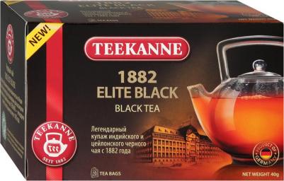 ЧАЙ ТИКАНЕ черн 1882 ЭЛИТ БЛЭК/1882 ELITE BLACK 20*2г конв