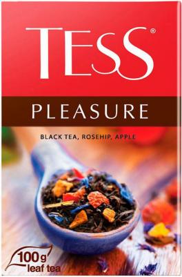 Чай черный Pleasure черный с шиповником и яблоком 100 г – фото 11