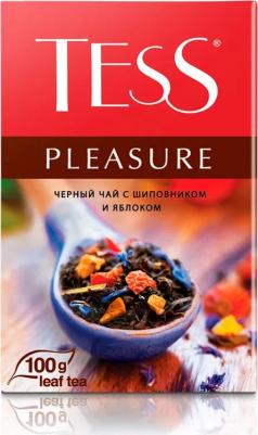 Чай черный Pleasure черный с шиповником и яблоком 100 г – фото 13