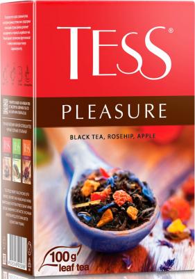Чай черный Pleasure черный с шиповником и яблоком 100 г – фото 14