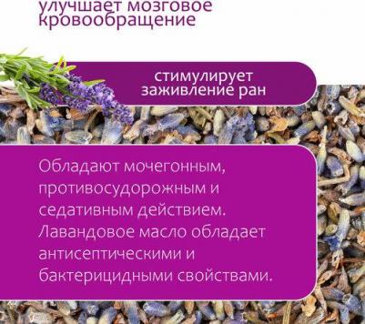 Сбор трав "Лаванда" Наши Травы, успокаивающее и спазмолитическое средство, 80 г – фото 3