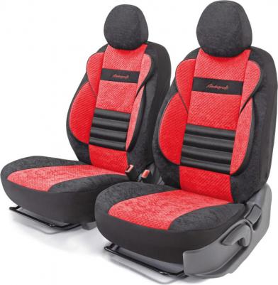 Комплект чехлов на сиденья Combo CMB-0405 BK/RD велюр – фото 2