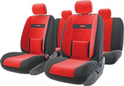 Комплект чехлов на сиденья Comfort COM-1105 BK/RD (M) – фото 3