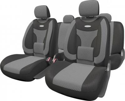 Комплект чехлов на сиденья Extra Comfort ECO-1105 BK/D.GY (M) – фото 2