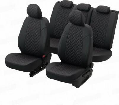 Чехлы на сиденья Шкода Октавия А5 2004 2005 2006 2007 2008 2009 2010 2011 2012. Авточехлы на Skoda Octavia A-5 задняя спинка 40/60 1000000503524 – фото 1