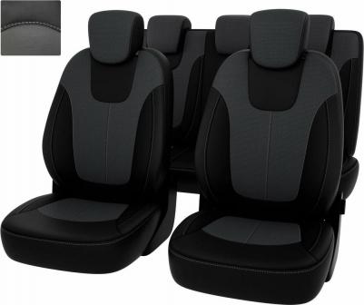 Чехлы для Skoda Octavia А7 2013-2020 г.в., Elegance Style, с задним подлокотником 121550