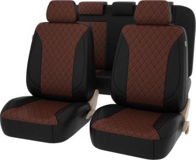 Чехлы на сиденья Graf Next, ромб + экокожа 136307 – фото 1