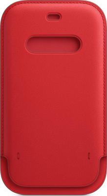 Чехлы Чехол-конверт MagSafe для iPhone 12/12 Pro, кожа, (PRODUCT)RED – фото 1