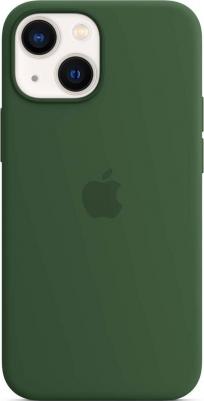 Чехлы Чехол MagSafe для iPhone 13 mini, силикон, "зелёный клевер" – фото 2