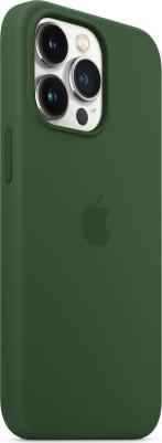 Чехлы Чехол MagSafe для iPhone 13 Pro, силикон, "зелёный клевер" – фото 3