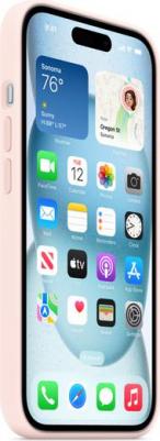 Чехлы для телефонов Чехол оригинальный для Iphone 15 Silicone Case - Light Pink – фото 2