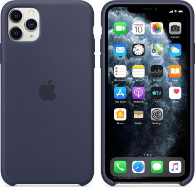 Чехол для iPhone 11 Pro Max Silicone Case - Midnight Blue – фото 3