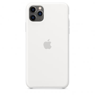 Чехол для iPhone 11 Pro Max Silicone Case - White – фото 1