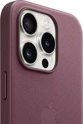 Чехол для iPhone 15 Pro, FineWoven, MagSafe, Mulberry, 1 шт – фото 2