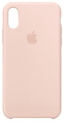 Чехол-крышка MTF82ZM/A для iPhone XS, силикон, розовое золото – фото 2