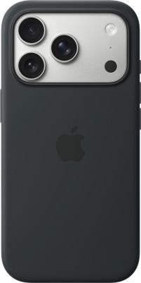 Чехол-крышка Silicone Case with MagSafe для iPhone 17 Pro Max, силикон, Black