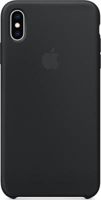 Чехол Silicone Case, для Apple iPhone XS Max, черный [mrwe2zm/a]