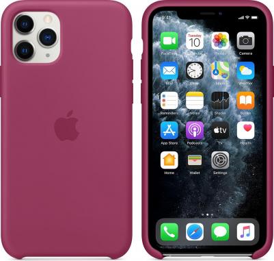 Чехол Silicone Case для iPhone 11 Pro, силикон, «сочный гранат» – фото 1